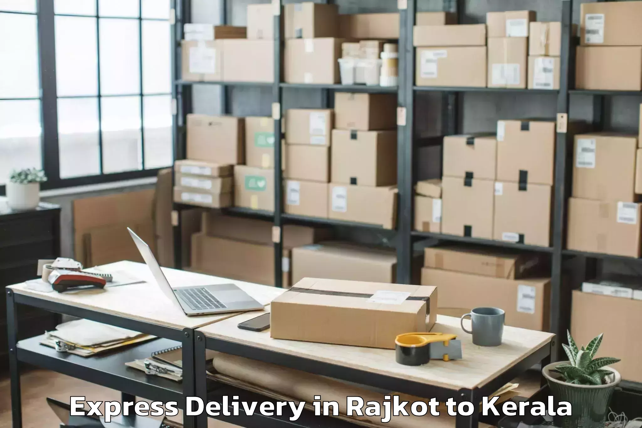 Rajkot to Olavakkot Express Delivery